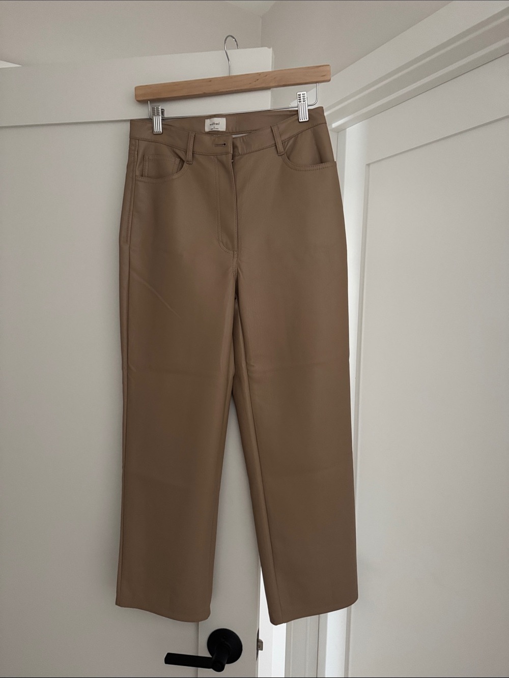 Aritzia Wilfred Vegan Leather Pants